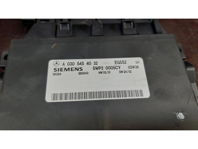 Блок управления коробкой передач A0305454032, 5WP20005CY   Mercedes-Benz E W211