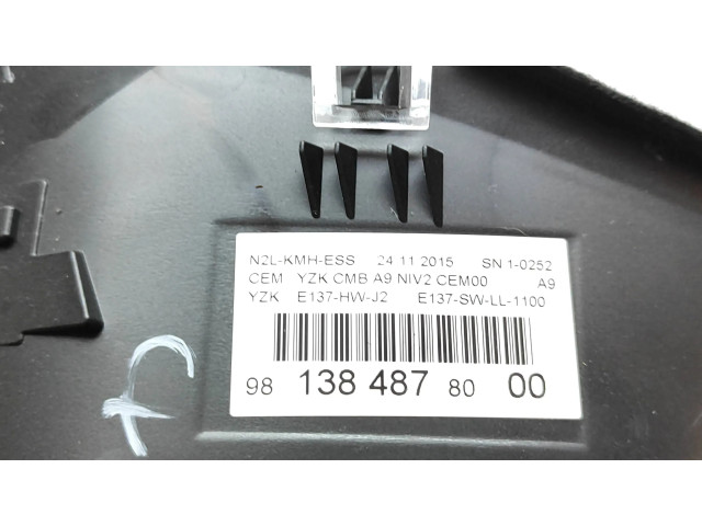 Přístrojová deska  Peugeot 2008 I 2016 9813848780, E137SWLL1100  