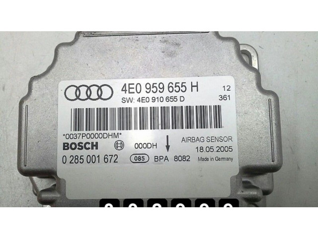 Блок управления двигателя 4E0959655H   Audi A8 S8 D3 4E