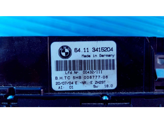 Блок управления климат-контролем 64113415204   BMW X3 E83