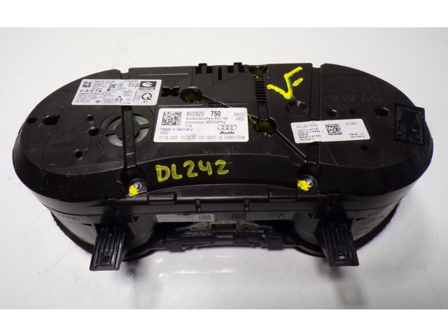 Přístrojová deska  Audi A3 8Y 2020 8V0920750, A2C16573400  