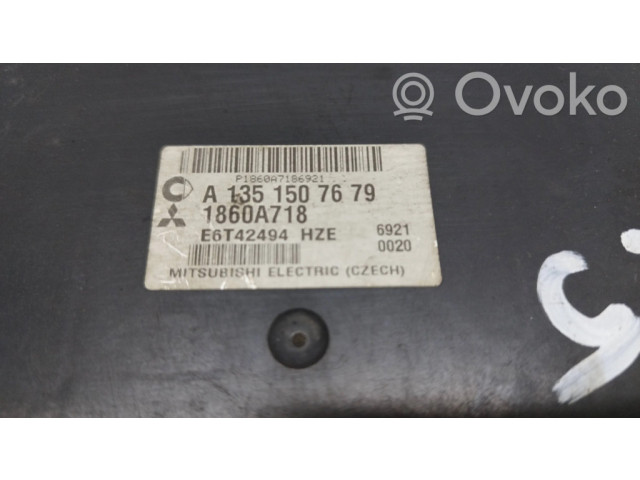 Řídící jednotka 1860A718, E6T42494   Mitsubishi Colt CZ3 2008