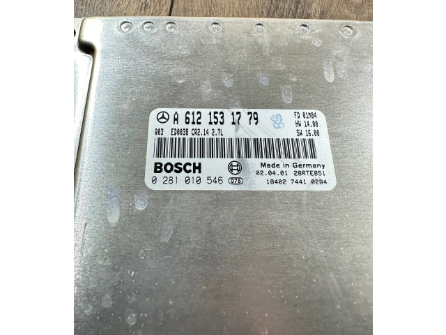 Řídící jednotka A6121531779, 28RTE851   Mercedes-Benz ML W163 2003
