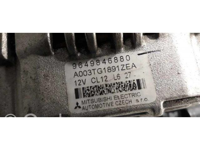 Генератор 9649846880, A003TG1891ZEA   Citroen C5 1.7     