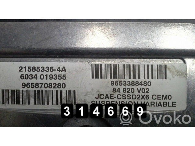 Řídící jednotka 9658708280   Citroen C6 2006