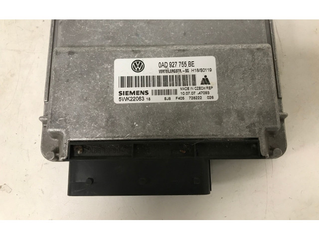 Блок управления редуктора коробки передач (раздатки) 0AD927755BE   Volkswagen Touareg I
