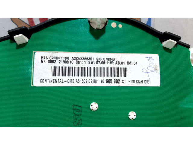 Панель приборов 96665882, 137313   Citroen C1       