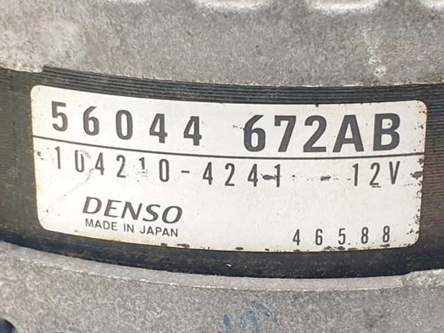 Генератор 56044672AB, 1042104241   Jeep Cherokee III KJ 2.8     