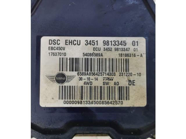 Jednotka ABS 9813345, 17637010   Mini Cooper Countryman R60 2014