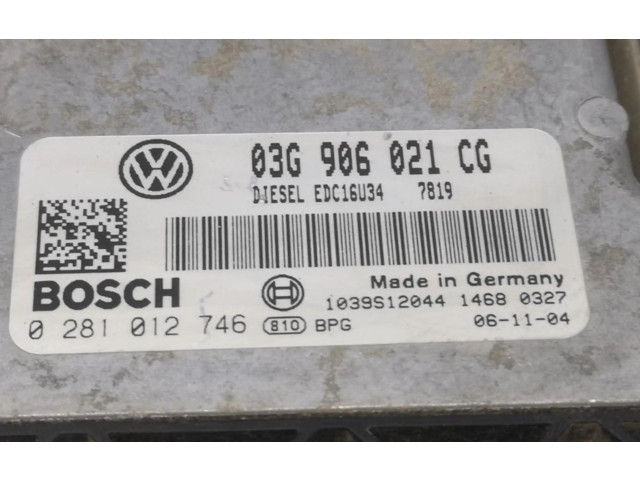 Řídící jednotka 03G906021   Volkswagen Caddy 