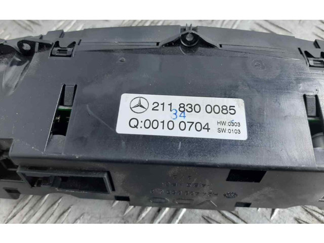 Блок управления климат-контролем 2118300085   Mercedes-Benz E W211