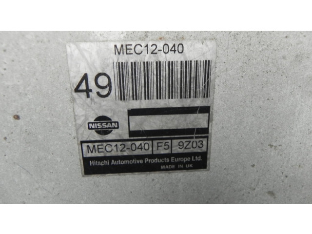 Řídící jednotka MEC12040   Nissan Primera 2000