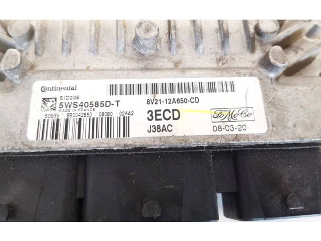 Řídící jednotka 8v2112a650cd, 5WS40585D-T   Mazda 2 2008