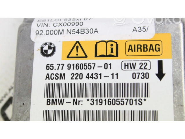 Блок подушек безопасности 9160557   BMW 6 E63 E64