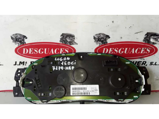 Přístrojová deska  Dacia Logan II 2013 248102757R, CUADROINSTRUMENTOS  