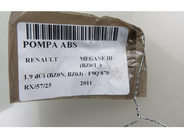 Jednotka ABS 28570063413, 10097014453   Renault Megane III 2011