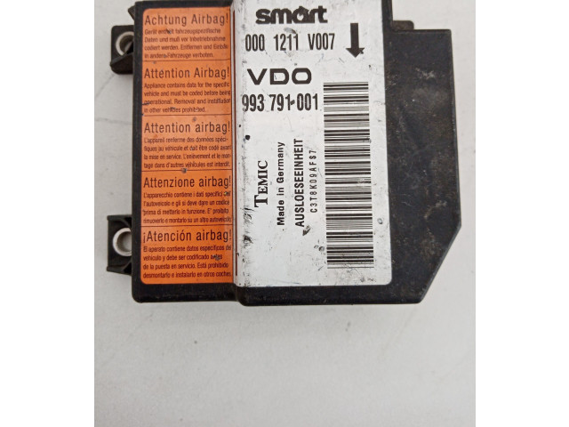 Блок подушек безопасности 0001211V007, 993791001   Smart ForFour I