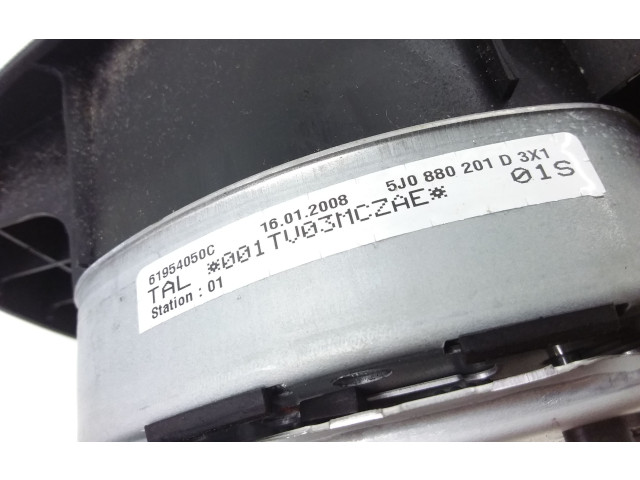 Подушка безопасности водителя 5J0880201D, 6Q0971584A   Skoda Roomster (5J)