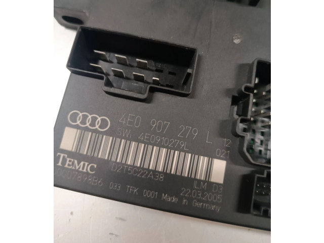 Комфортный модуль 4E0907279L, 4E0910279L    Audi A8 S8 D3 4E 2002 - 2009 года