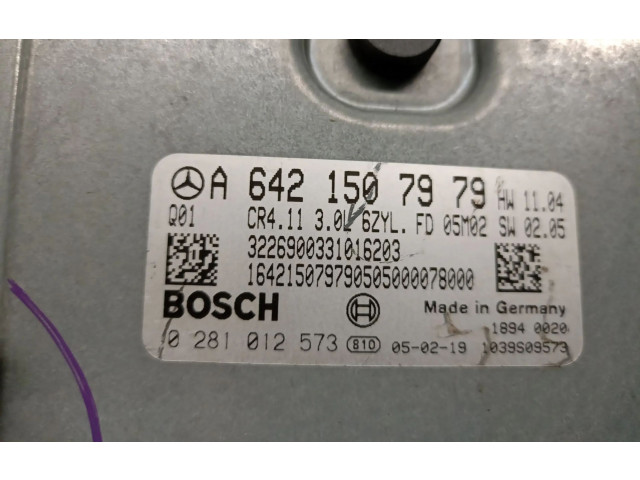 Блок управления двигателя A6421507979, 0281012573BOSCH   Mercedes-Benz CLK AMG A208 C208