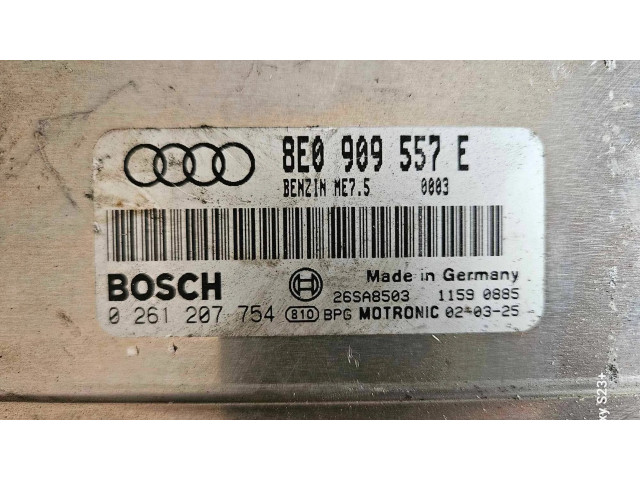 Блок управления двигателя 8E0909557E, 26SA8503   Audi A6 S6 C7 4G