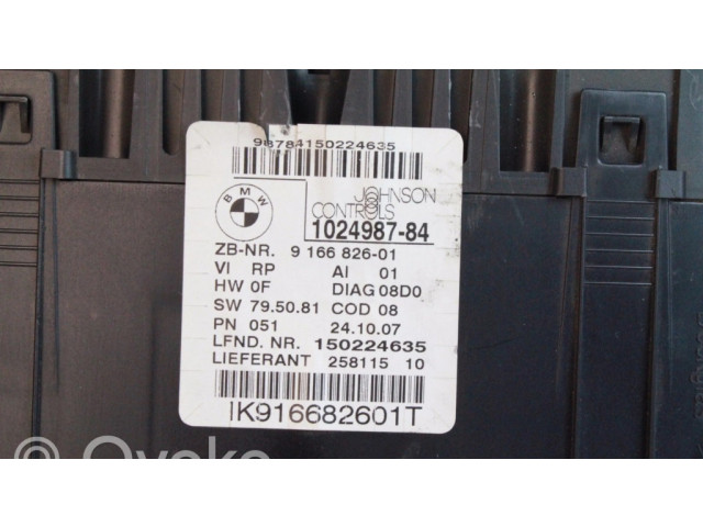 Přístrojová deska  BMW 1 E81 E87 2004 9187345  