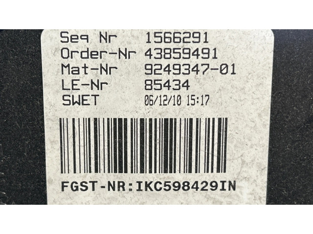 Přístrojová deska  BMW 5 F10 F11 2013 1566291, 9249347  