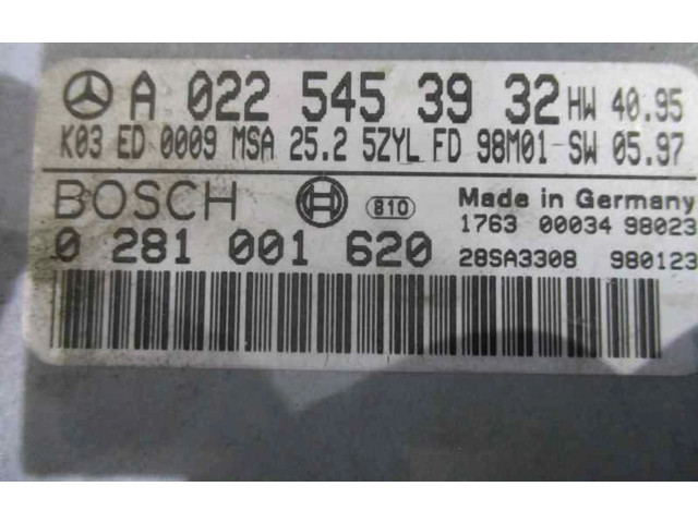 Řídící jednotka A0225453932, 0281001620   Mercedes-Benz E AMG W210 1999