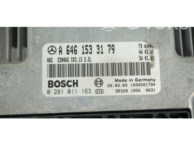 Řídící jednotka A6461533179   Mercedes-Benz C W203 2003