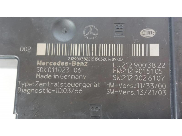 Блок предохранителей 2129003822   Mercedes-Benz E AMG W212    