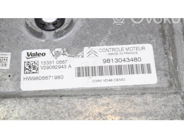 Řídící jednotka 9813043480, 9806671980   Peugeot 5008 2009