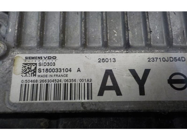 Řídící jednotka 23710JD54D   Nissan Qashqai 2007