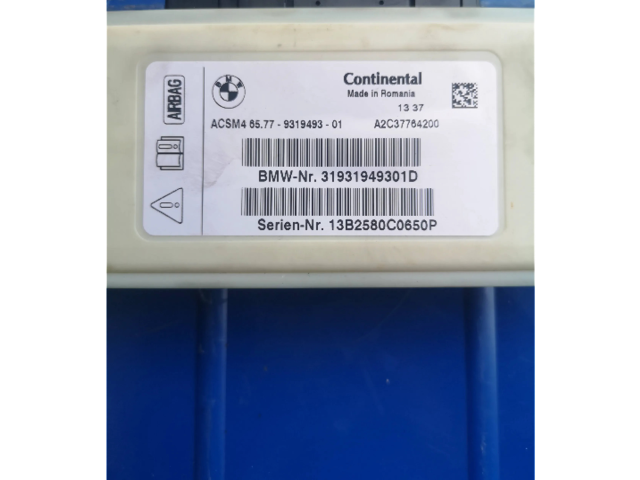 Блок подушек безопасности 31931949301D, 9319493   BMW 7 F01 F02 F03 F04
