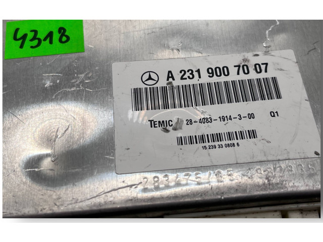 Блок комфорта A4318, A2319007007   Mercedes-Benz SL R231   