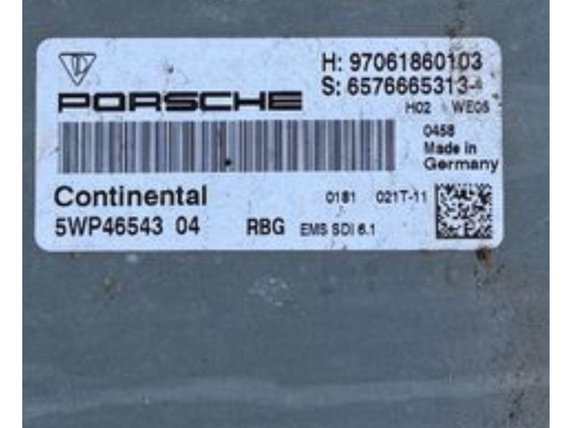 Řídící jednotka 97061860103, 5WP46543   Porsche Panamera (970) 2010