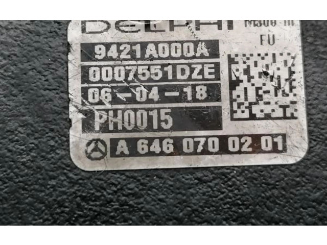 Vstřikovací čerpadlo A6460700201, 9421A000A   Mercedes-Benz C W204    OM 646.811 