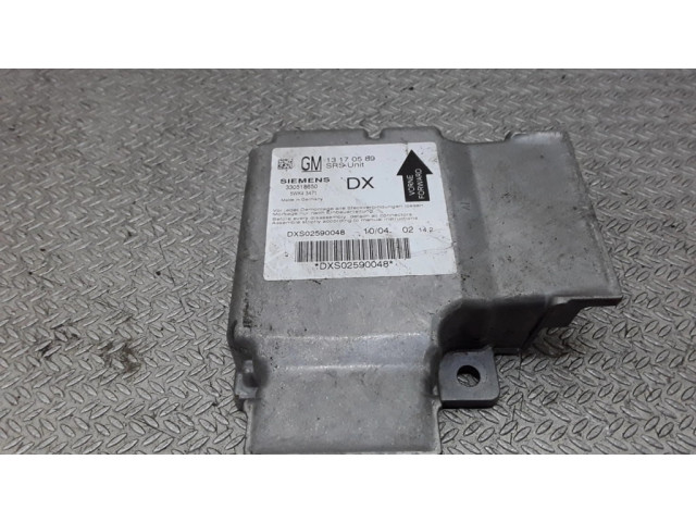 Блок подушек безопасности 13170589, 5WK43471   Opel Vectra C