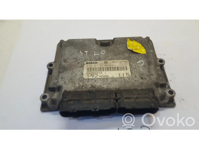 Řídící jednotka 0281011421, 55188214   Fiat Stilo 2003