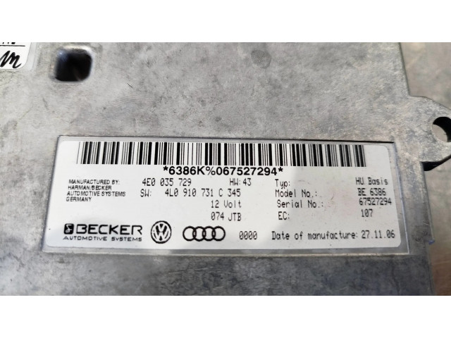 Блок управления 4L0910731C   Audi Q7 4L