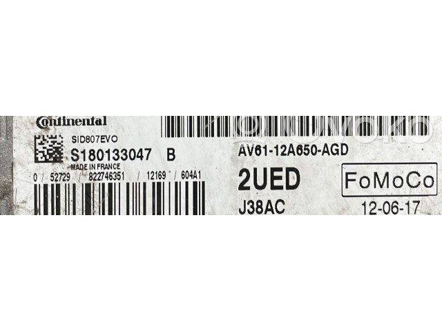 Řídící jednotka AV61-12A650-AGD, AV61-12A650-AGD   Ford C-MAX II 2012