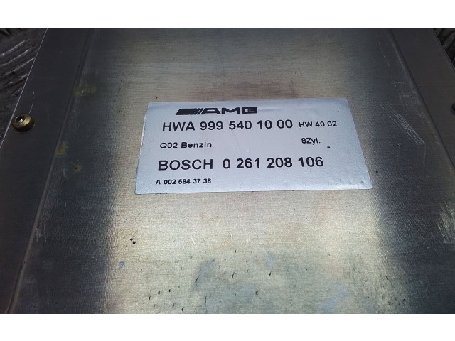 Řídící jednotka 0261208106, A0025843738   Mercedes-Benz E AMG W211 2003
