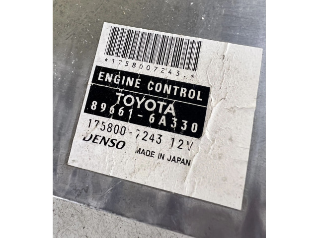 Блок управления двигателем Блок управления 1758007243, 896616A330   Toyota Land Cruiser (J120)