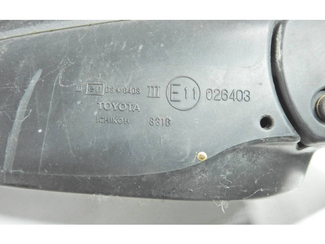 Zpětné zrcátko  Toyota Urban Cruiser (XP110) 2010  E11026403, 8316  