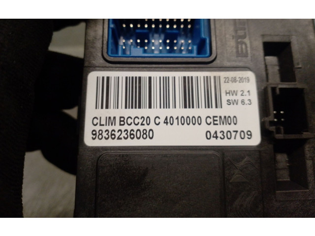 Řídící jednotka 9836236080, 0430709   Peugeot 2008 I 2019