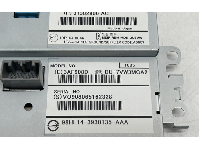 Дисплей    31382906, 98H144930135AAA   Volvo V40 Cross country