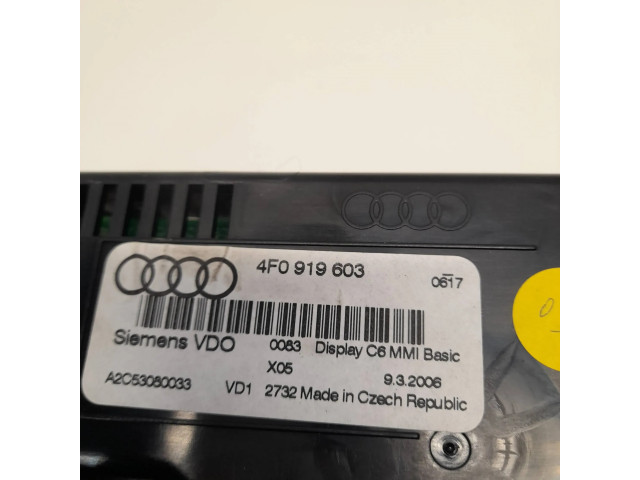 Дисплей    4F0919603, 932006   Audi A6 S6 C6 4F