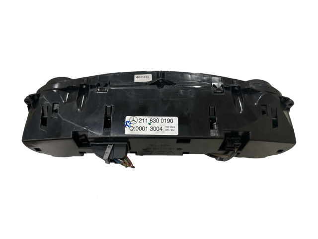 Блок управления климат-контролем 2118300190, 00013004   Mercedes-Benz E W211