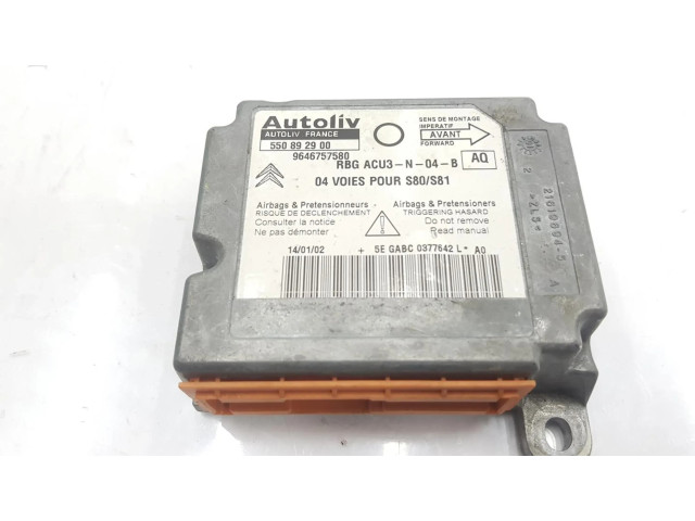 Блок подушек безопасности 9646757580, 6556HQ   Citroen Saxo