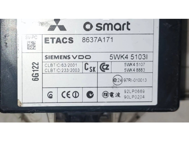 Блок предохранителей  MN108319, 8637A171   Mitsubishi Colt    