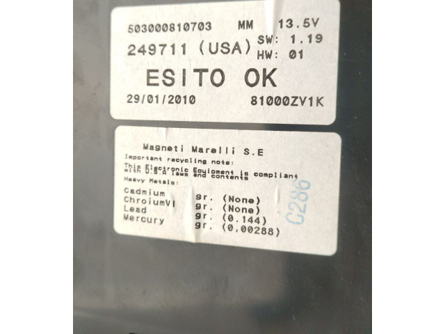Přístrojová deska  Maserati Quattroporte 2010 249711, U354  